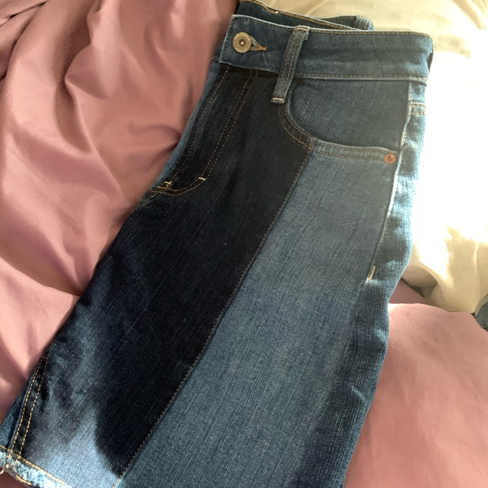 Arizona Colorblock jean skirt - Picture 2 of 8